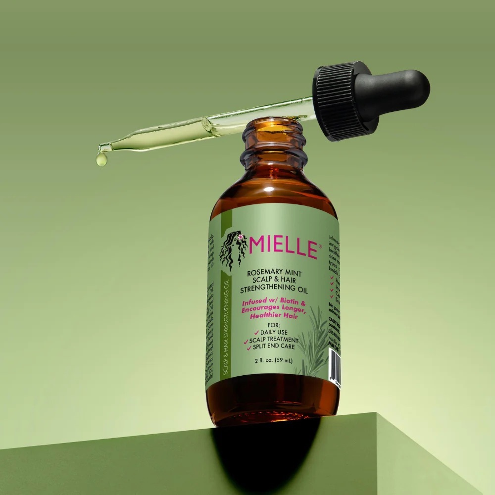 Mielle Rosemary scalp, and hair strengthening oil